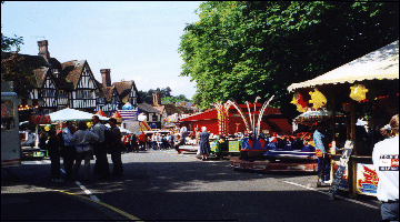 Pinner Fair where Paines Lane meets High Street