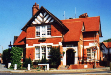 Pinner Police Station at the junction of Bridge Street and Waxwell Lane